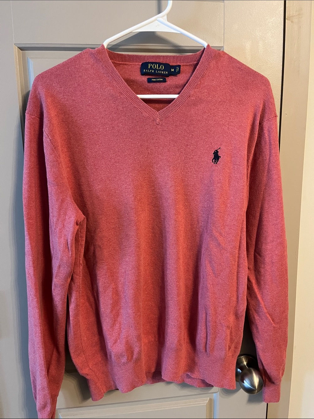 Polo by Ralph Lauren Men’s V-Neck Sweater - Rose